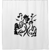 Rooster Duschvorhang (Vorderseite)