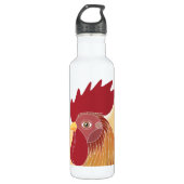 Rooster Edelstahlflasche (Vorderseite)