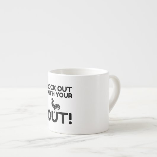 Rooster Espressotasse (Vorderseite Rechts)