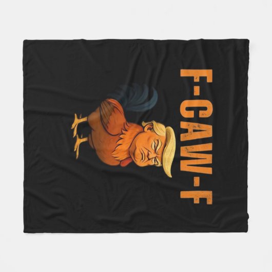 Rooster F-Caw-F Anti Classic Fleecedecke (Vorderseite (Horizontal))