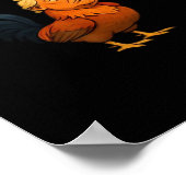 Rooster F-Caw-F Anti Classic Poster (Ecke)