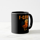 Rooster F-Caw-F Anti Classic Tasse (VorderseiteRechts)