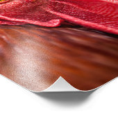 Rooster Face Fotodruck (Ecke)