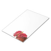 Rooster Face Notizblock (angewinkelt)