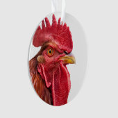 Rooster Face Ornament (Vorderseite)