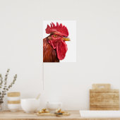 Rooster Face Poster (Küche)