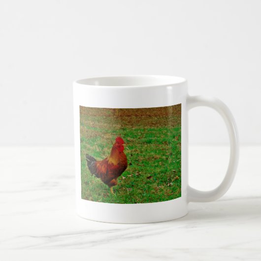 Rooster Facing right Kaffeetasse (Rechts)