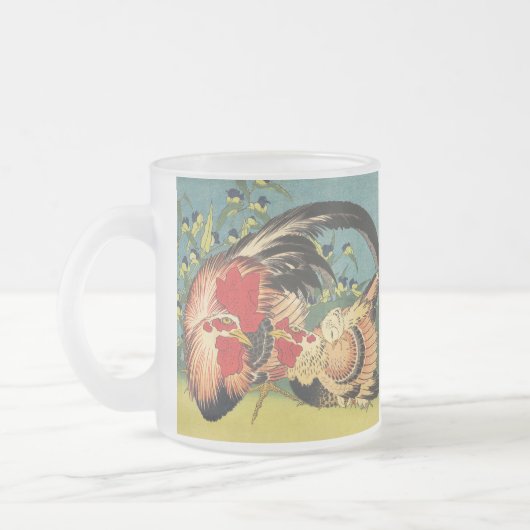 Rooster Family Fine Art Tasse (Links)