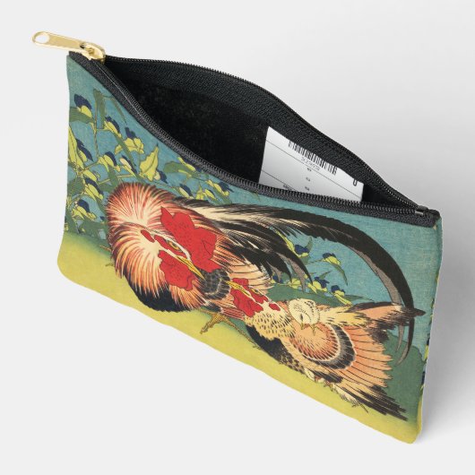 Rooster Family Fine Art Zubehörtasche (Offen)