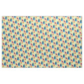 Rooster farbige Aquarellbilder Stoff (Yard (91,4 cm))
