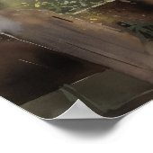 Rooster Farm Animal Art Print Poster (Ecke)