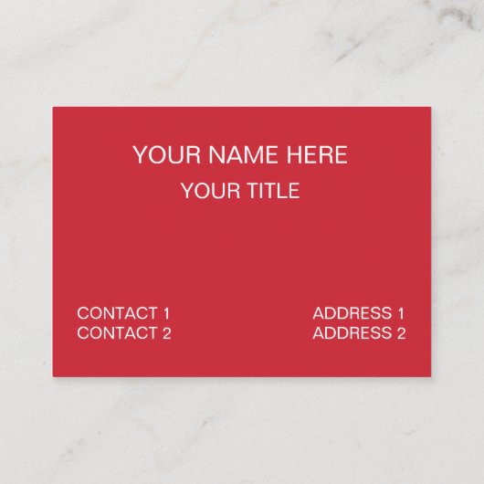 Rooster Farm Animal I Weckte auf Frühfrischer-Rund Visitenkarte (Rückseite)