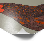 Rooster Farm Fotodruck (Ecke)