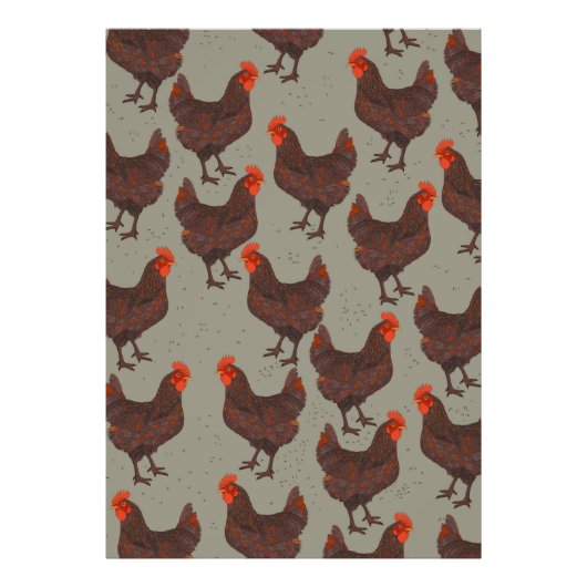 Rooster Farm Fotodruck (Vorne)