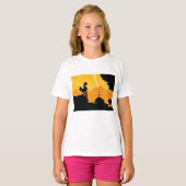 Rooster Farm Landscape Girls T - Shirt (Vorne ganz)