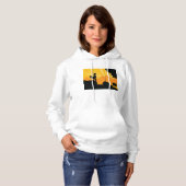 Rooster Farm Landschaft Frauen Hoodie (Vorne ganz)