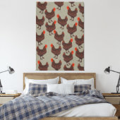 Rooster Farm Leinwanddruck (Insitu (Schlafzimmer))