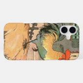 Rooster Farm Yard iPhone Hülle (Rückseite (Horizontal))