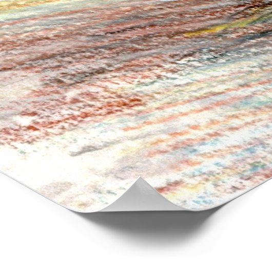 Rooster Fine Art Poster (Ecke)