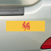 Rooster (Flagge Walloniens) Autoaufkleber (Auf Auto)