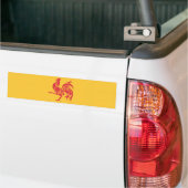 Rooster (Flagge Walloniens) Autoaufkleber (Auf Lkw)