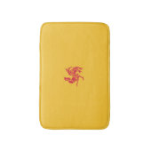 Rooster (Flagge Walloniens) Badematte (Vorderseite Vertikal)