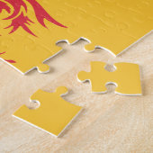 Rooster (Flagge Walloniens) Puzzle (Seite)