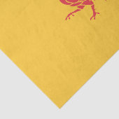 Rooster (Flagge Walloniens) Seidenpapier (Ausschnitt)