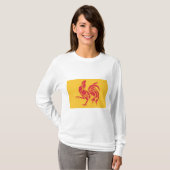 Rooster (Flagge Walloniens) T-Shirt (Vorne ganz)