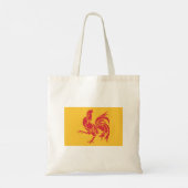Rooster (Flagge Walloniens) Tragetasche (Rückseite)