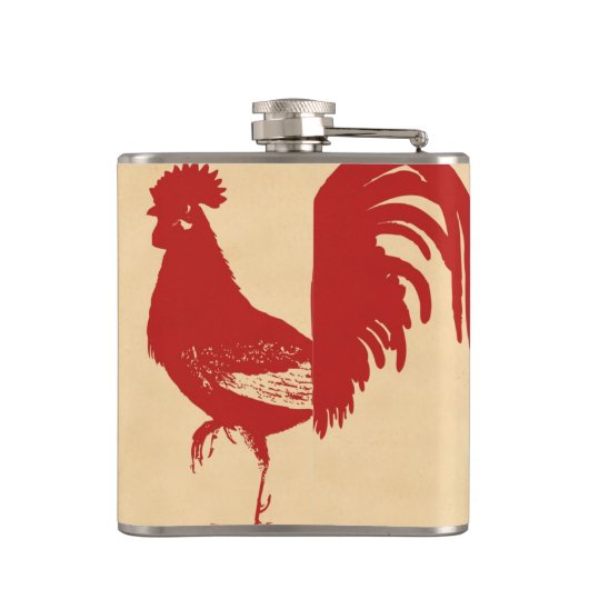 Rooster Flask Flachmann (Rückseite)
