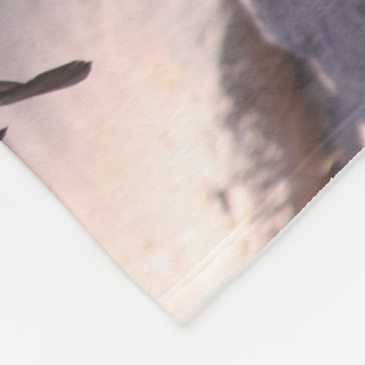 Rooster Fleece Blanket (Ecke)