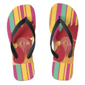 Rooster Flip Flops Badesandalen (Fußbett)
