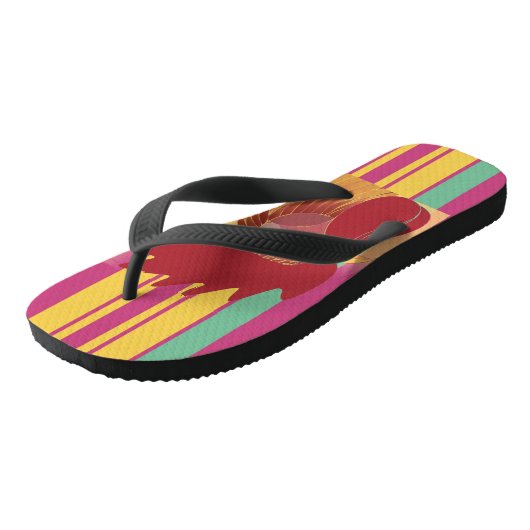 Rooster Flip Flops Badesandalen (Schrägansicht)