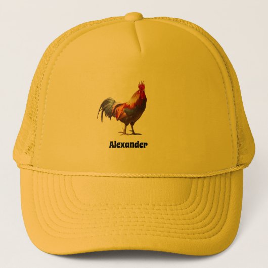 Rooster Fun Truckerkappe (Vorderseite)
