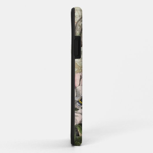 Rooster Garden Blumen Butterfly Art Case-Mate iPhone Hülle (Hinten/Rechts)