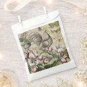 Rooster Garden Blumen Butterfly Art Geschenktütchen (Ausgeschnitten)