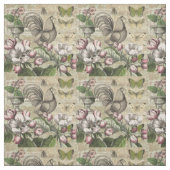 Rooster Garden Blumen Butterfly Art Stoff (Muster)