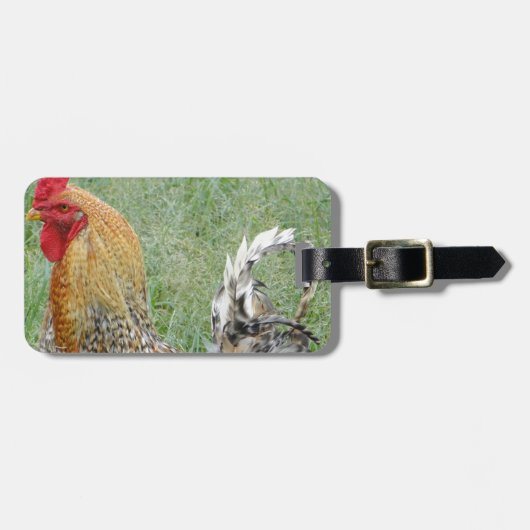 Rooster Gepäckanhänger (Vorderseite horizontal)