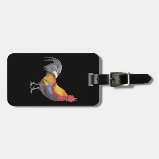 Rooster Gepäckanhänger (Vorderseite horizontal)
