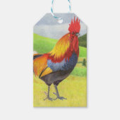 Rooster Geschenkanhänger (Vorderseite)
