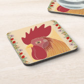 Rooster-Getränkekasten Getränkeuntersetzer (Linke Seite)