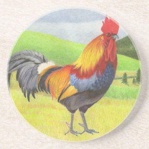 Rooster Getränkeuntersetzer