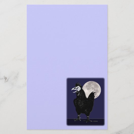 Rooster Ghost Briefpapier (Vorderseite)