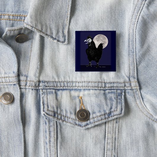 Rooster Ghost Button (Beispiel)