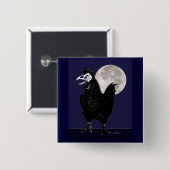Rooster Ghost Button (Vorne & Hinten)