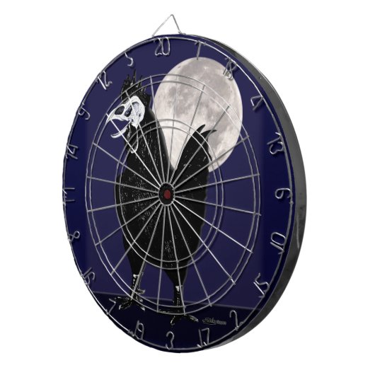 Rooster Ghost Dartscheibe (Vorderseite rechts)