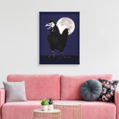 Rooster Ghost Leinwanddruck (Insitu (Wohnzimmer))