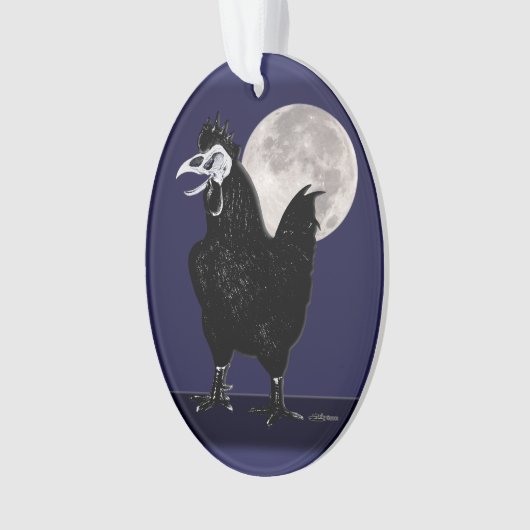 Rooster Ghost Ornament (Vorderseite)