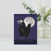 Rooster Ghost Postkarte (Stehend Vorderseite)